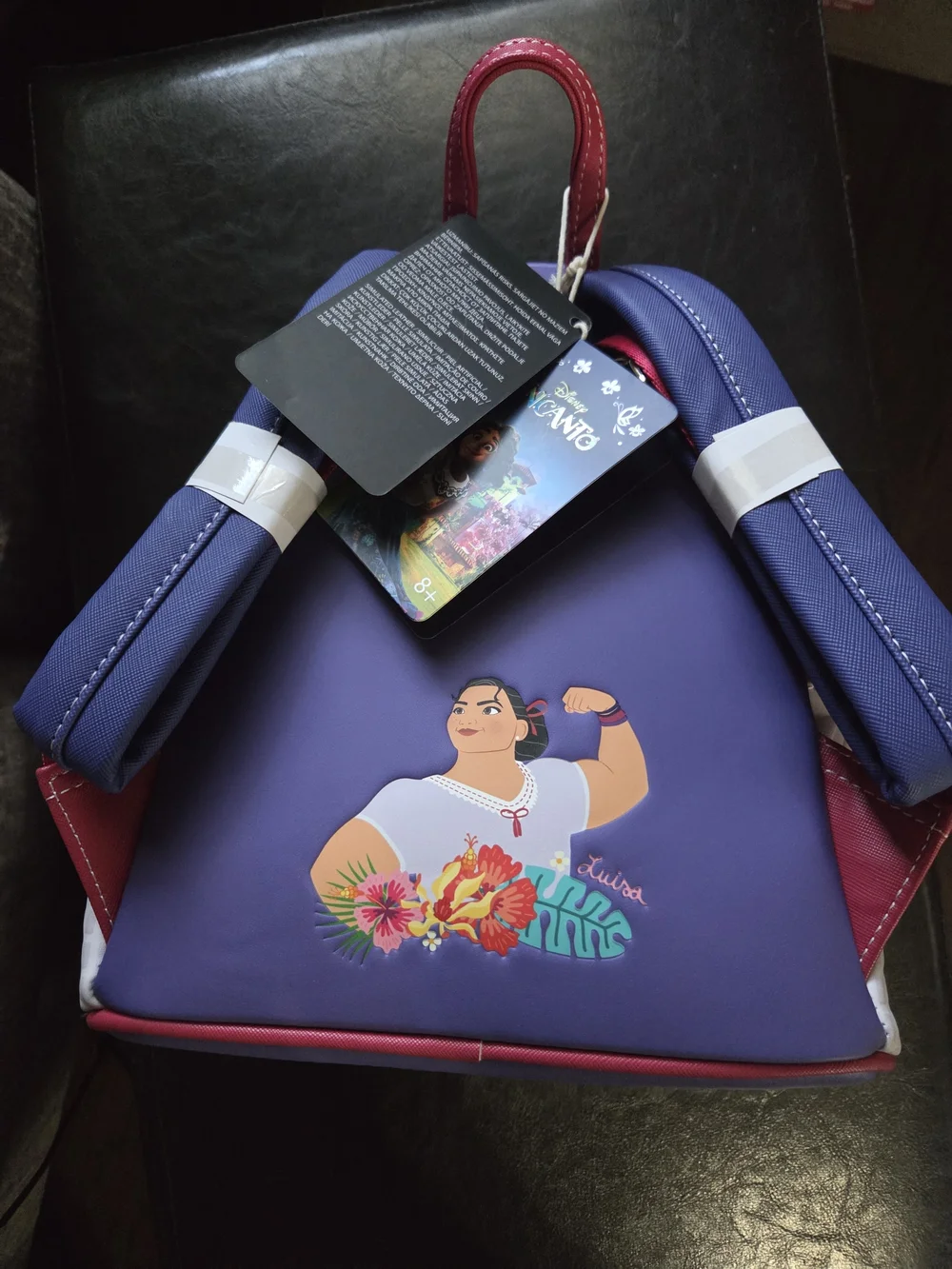 Disney Loungefly Luisa ENCANTO Character Backpack Bag - White & Purple